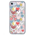 thumbnail image 1 of Funda Antigolpes InstaCase para iPhone 7 Corazones Pastel, 1 of 4