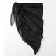 thumbnail image 5 of Gibobby mini faldas de mujer sexy Mujeres Sheer Wrap Cintura Falda Cubrir Falda Beach Wrap Bikini Shiny Wraps Cover Ups para traje de baño(Negro， S), 5 of 5