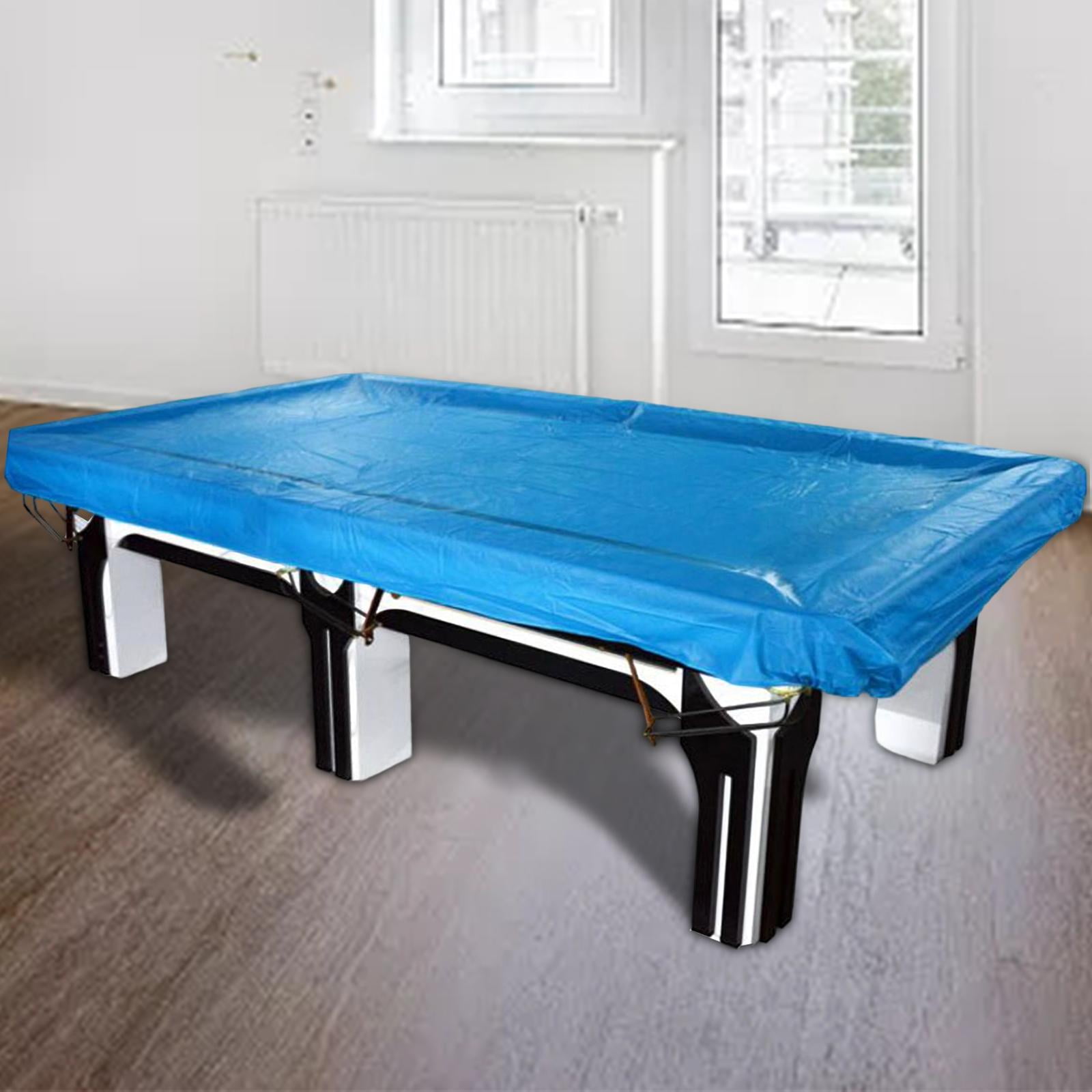 9FT Billiard Cover Foot Rip Resistant PVC Snooker Pool Tablecover Elastic Corner 