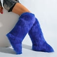 thumbnail image 5 of Women's Winter Warm Fluffy Faux Fur Knee High Snow Boots -Fashionable & Cozy Non-Slip Sole Long Boots, 5 of 5