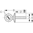 thumbnail image 2 of SEA DOG CORPORATION Eyebolt 5/8" Stainless Steel, 3/8" x 2", 2 of 2