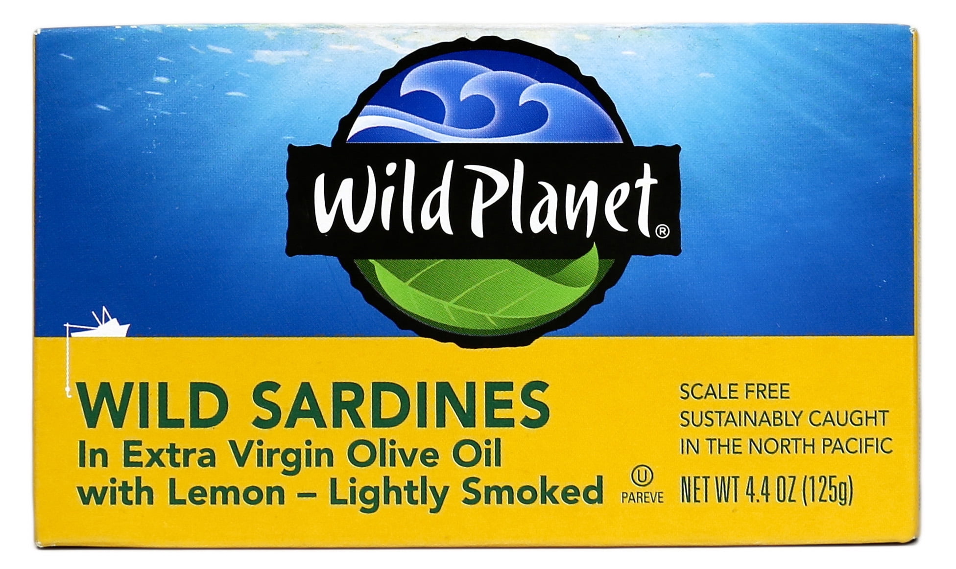 Wild Planet Wild Sardines, In Evoo & Lemon, 4.4 Oz
