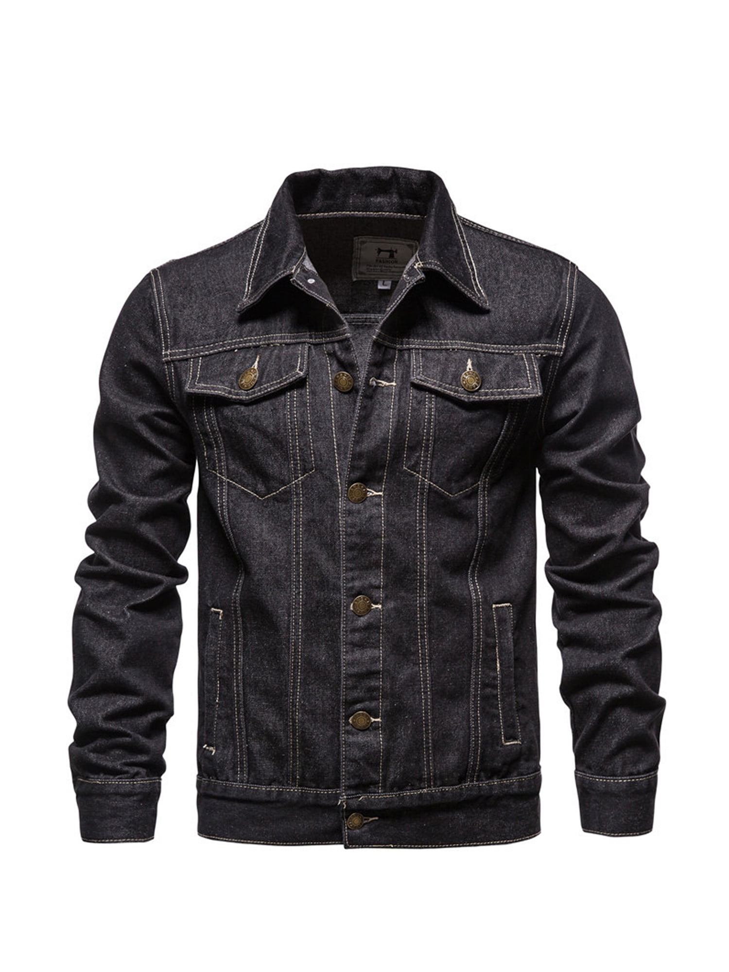 ZIYIXIN Men Fall Denim Jacket Oversized 4XL Solid Algeria Ubuy