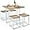 Natural/Brown, variant on S AFSTAR Dining Table Set for 4, 5-Piece Dining Table and Chairs with Square Table & 4 Stools, Space-Save Kitchen Table and Chairs for 4, Kitchen & Dining Room Sets for Home Kitchen Bar Pub Apartment
