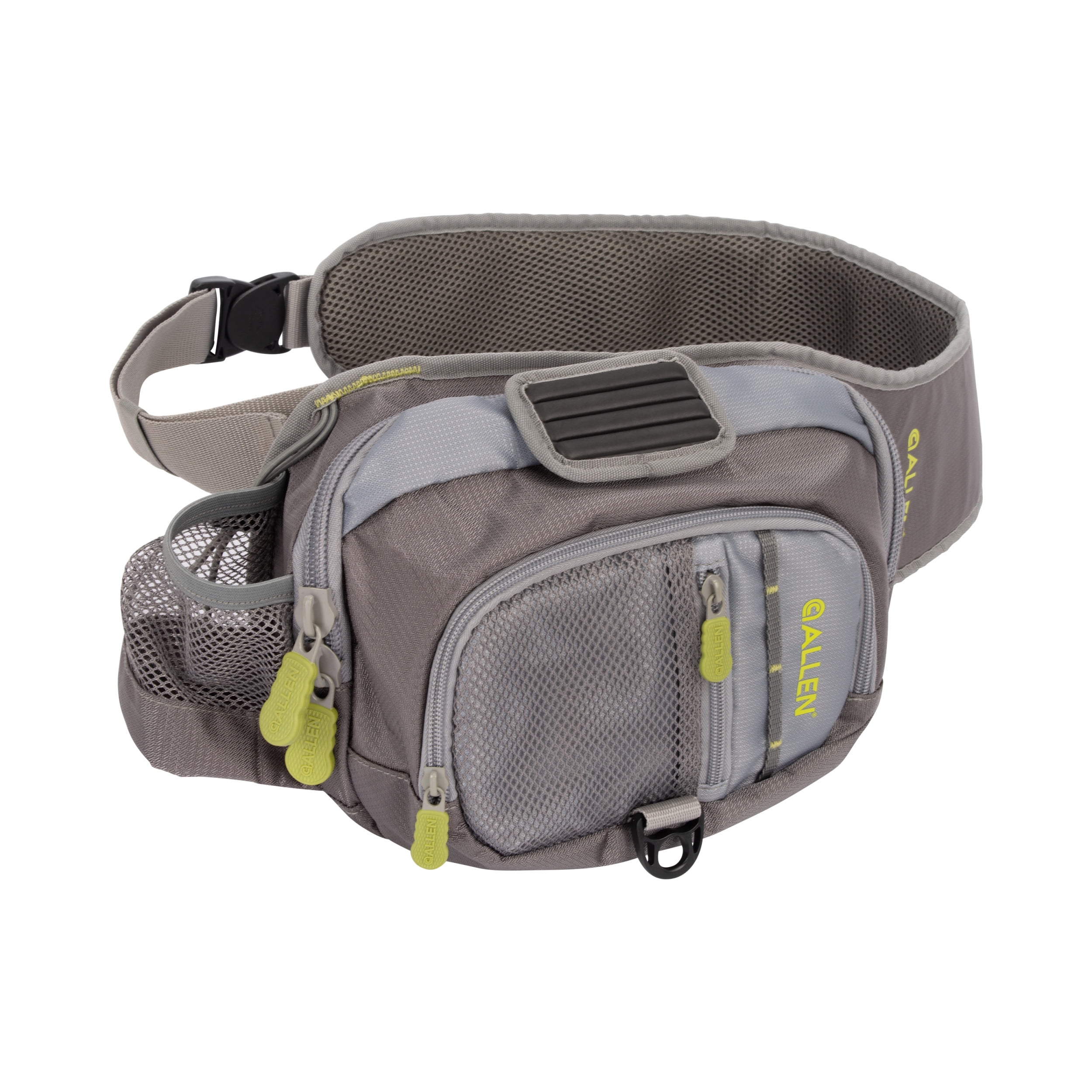 Allen Company Cedar Creek Fly Fishing Sling Pack, Fits up to 4 Tackle/Fly  Boxes, Gray/Lime 