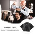 thumbnail image 2 of WEUVEB Hair Cutting Cape Black Durable Neckline Comfortable Stylist Smock, 2 of 8