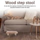 thumbnail image 2 of Ergonomic wooden stool for adults comfortable for daily use, 2 of 5