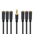 thumbnail image 4 of 1 A 6 Vías 3 5 Mm Divisor 1/8 Pulgadas TRS Cable, 4 of 4