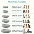 thumbnail image 6 of DABEI 1pc Calming Dog & Cat Bed, Anti-Anxiety Donut Cuddler Warming Cozy Soft Round Bed, Fluffy Faux Fur Plush Cushion Bed For Small Medium And Large Dogs And Cats (16"/20"/24"/28"/31"/39"), 6 of 14