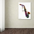 thumbnail image 3 of Trademark Fine Art "Saxophone II" Canvas Art by Mark Ashkenazi, 3 of 3