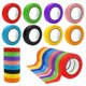 thumbnail image 1 of 8 Rollos Cinta adhesiva de color, Papel de Etiquetado, Adhesiva de Colores para Manualidades, 8 colores diferentes,Cinta Decorativa de Color y Papel Cinta Adhesiva, 20mm*20m, 1 of 5