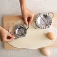 thumbnail image 2 of Dumping Maker Dough Press Circle Cutter Ravioli Empanada Maker Stainless Steel Mold Kitchen Tools, 2 of 7