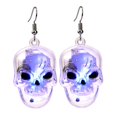 thumbnail image 5 of Halloween Earrings Pumpkin Glow Drop Dangle Earrings Hook Earrings LED Light Nightclub Party Accessories for Women Q8Z7, 5 of 9