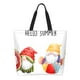 thumbnail image 1 of Disketp Summer Gnome Bolsa Tote Estampada para Mujer, Bolso de Hombro y de Mano para Compras y Viajes, 1 of 8