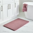 thumbnail image 2 of Better Homes & Gardens Signature Soft Cotton Memory Foam Bath Rug, Violet Gem, 20" x 34", 2 of 8