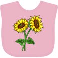 thumbnail image 3 of Inktastic Pair of Sunflowers Boys or Girls Baby Bib, 3 of 4