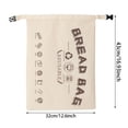 thumbnail image 3 of Outdor Reusable Bread With Snap Closure Fresh Food Storage Keep Baked Soft Washable Kitchen For Homemade Loaves Pastries, 3 of 6