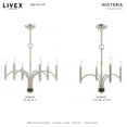 thumbnail image 2 of Livex Lighting - Wisteria - 6 Light Chandelier in Mid Century Modern Style - 26, 2 of 8