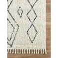 thumbnail image 3 of Abani Willow 7'9"W x 10' 2"D WIL130A Moroccan Diamond Print Ivory and Grey Rug, 3 of 7