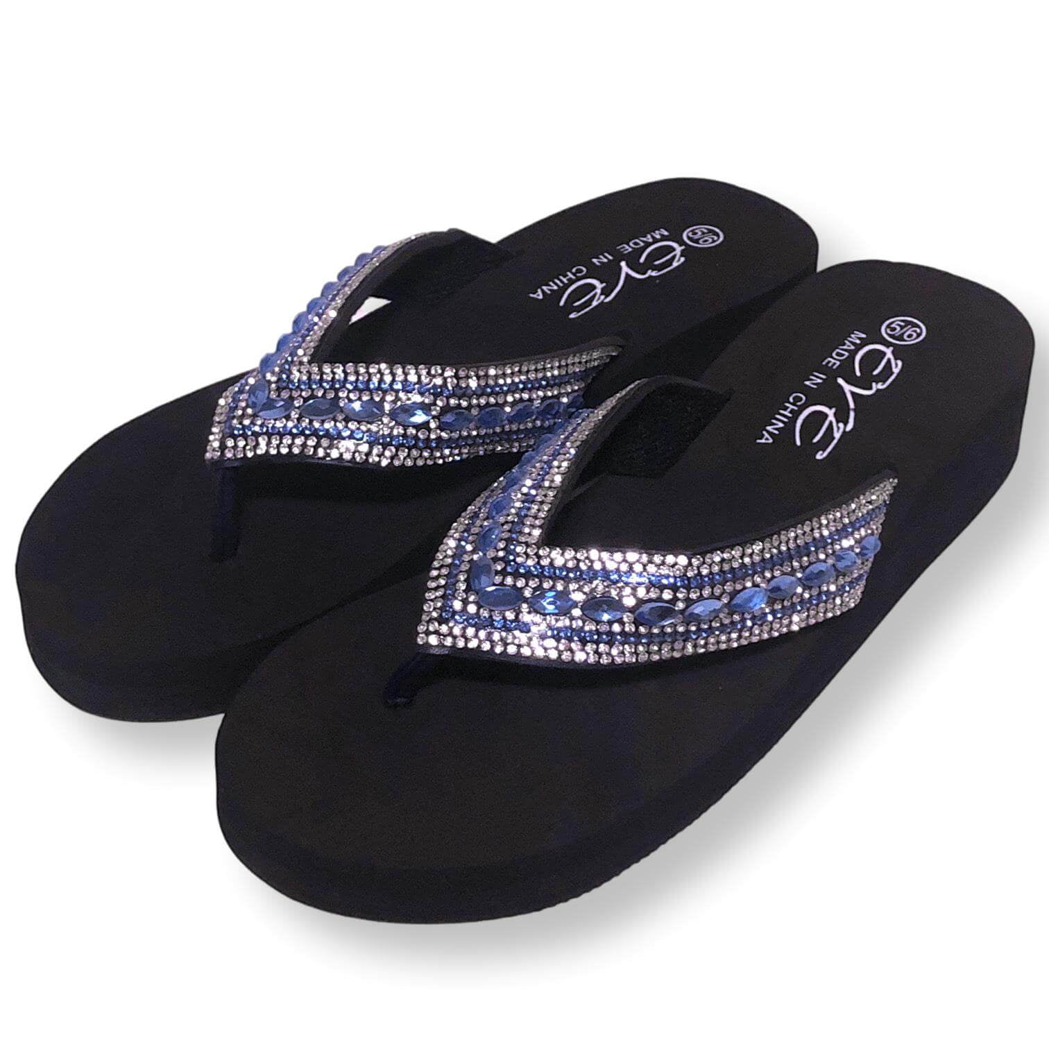 rhinestone flip flops