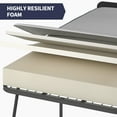 thumbnail image 4 of ZAFLY 38" Folding Bed, Portable Bed, Foldable Bed with High Resilient Foam Mattress, Rollaway Beds with Fold-up Metal Frame for Bedroom/Living Room, 4 of 10