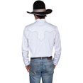 thumbnail image 2 of Scully P-726-WHT-XXL Mens Western Shirt - White- 2 Extra Large, 2 of 2