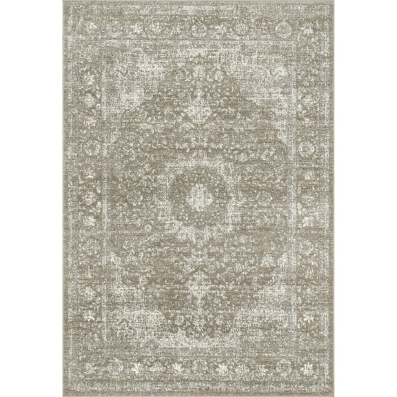 nuLOOM Paisley Verona Vintage Persian Area Rug, 4' x 6', Brown