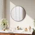 thumbnail image 5 of YVANLA 20" Rounded Bathroom Wall Mirror Vanity Mirror,Black, 5 of 8