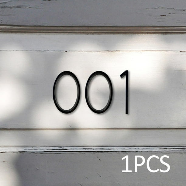 Número de decoración de buzón decorativo, letrero de calle