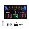 thumbnail image 1 of 15 Digit Electronic Scoreboard LED Digital Portable Electric Scorekeeper Indoor Outdoor Basketball Volleyball Sports Scoreboard, 1 of 5