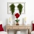 thumbnail image 2 of Nearly Natural 28in. Fern Artificial Teardrop (Set of 2), 2 of 3