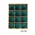 thumbnail image 2 of Flocked Velvet Holiday Ornament Elegant Festive Hanging Decoration For Home Celebration And Christmas Tree, 2 of 5