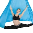 thumbnail image 2 of Hamaca de yoga aérea premium de 5 m, conjunto de columpio de yoga aérea, sedas aéreas antigravedad, equipo de inversión de eslinga de yoga voladora, Adepaton 220158-1, 2 of 7