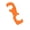 Orange, variant on Portable Gas Bottle Wrench Magnetic Gas Wrench Tools Camping Motorhome