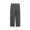 thumbnail image 3 of RKSTN Mens Pants Solid Color Casual Straight Leg Pants Full Length Pants Soft Comfortable Workout Pants, 3 of 3