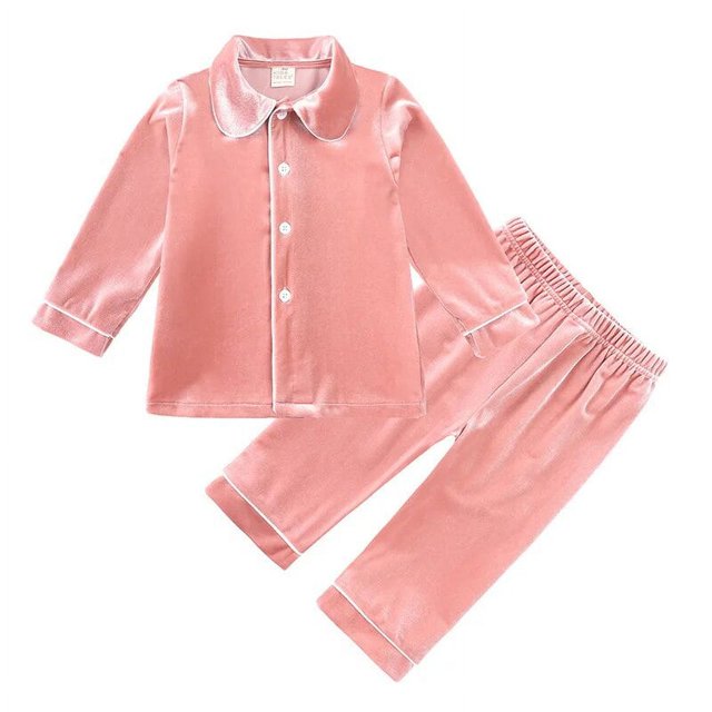 Albornoz de Navidad para niños, ropa de casa para hombres y niñas canarios, otoño e invierno, conjunto de pijama al por mayor, nuevo