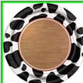 thumbnail image 3 of Yeehaw Round Party Plates Set of 8 - 10.5 Inch Durable and Stylish Tableware for Western-Themed Events, BBQs, and Celebrations, Perfect for Any Gathering, 3 of 3