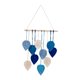 thumbnail image 5 of Tapiz de pared de macramé, decoración de algodón, arte de pared, tapiz bohemio, macramé Azul, 5 of 9