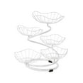 thumbnail image 5 of TISHITA 5 Tier Fruit Basket Bowl Storage Organizer Countertop Stand Rack Large Capacity Serving Tray Creative Metal Wire Fruit Holder white 5 basket, 5 of 8