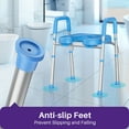 thumbnail image 6 of KEKOY Toilet Seat Riser for Seniors, Raised Toilet Seat with Handles, FSA HSA Eligible 400lb Elevated Toilet Risers, Tool-Free Assembly with Adjustable Height & Width, 6 of 10