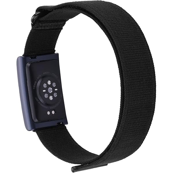wonima11 Bicep Band Compatible with Amazfit Helio Strap Fitness Tracker, 38cm Long Breathable Nylon Strap for Arm/Ankle Wearing