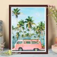 thumbnail image 2 of Diamond Painting (DB5679) Kit bus Full Round Rhinestone Wall 20X30cm Rosa FLhrweasw Nuevo, 2 of 2