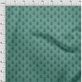 thumbnail image 3 of oneOone Cotton Poplin Dusty Teal Green Fabric Leaves & Paisley Block Sewing Fabric By The Yard Printed Diy Cloth Sewing Supplies 56 Inches Wide, 3 of 4