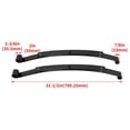 thumbnail image 6 of Heavy Duty Rear 2-Leaf Spring Kit Compatible with 2008-UP EZGO RXV Golf Carts W/Bushing and Sleeves Black Silvery Plastic Steel Powder Coated,# 603498 604494, 6 of 9