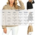thumbnail image 4 of TGSLY Women's Fall Cropped Trench Coats Lightweight Notched Lapel Double Breasted Button Jacket Casual Solid Color Long Sleeve Outerwear with Pockets L, 4 of 10