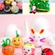 thumbnail image 5 of Decoración del hogar Mini bolas de espuma Bolas navideñas redondas de poliestireno Adornos navideños blancos Vacaciones, 5 of 5