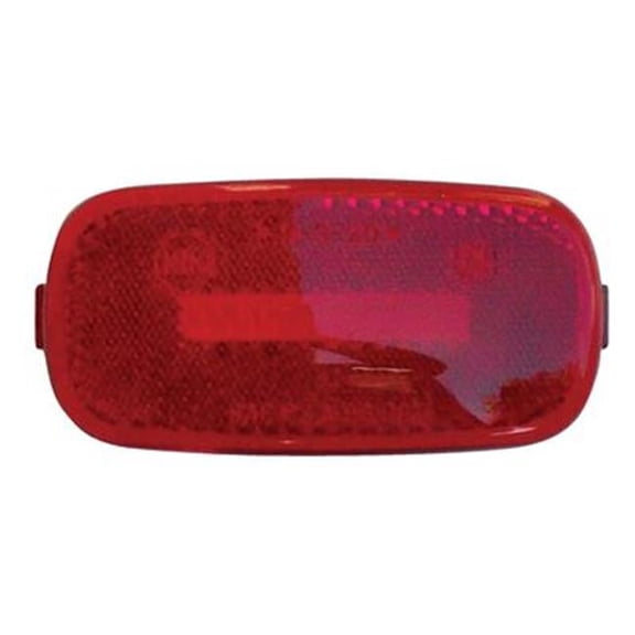 4 x 2 in. Euro Style Turn Signal-Parking-Side Marker Light Lens - Red