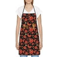 thumbnail image 3 of Disketp Paisley 5 Kitchen Apron with adjustable Aprons for Women with Pockets Cooking Powder Pink Apron, 3 of 7