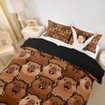 thumbnail image 3 of Erosebridal Cute Animal Capybara Twin Bedding For Capybara Lover,Cartoon Capybaras Duvet Cover Set For Girls Kids ,Reversible Black 2-Piece,No Comforter, 3 of 6