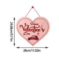 thumbnail image 2 of SugarBloom Happy Valentine's Day Front Door Hanging Sign, Colorful Paper Door Banner with Love Letter Pattern, Seasonal Home Door Decor for Indoor Outdoor,J, 2 of 2